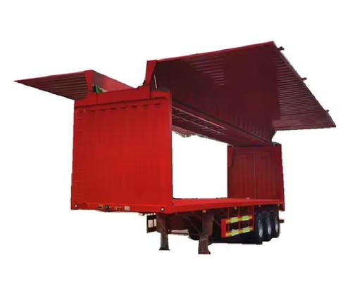 Logistica Food Wing Van Box Semi-Retrailer con 90 King Pin 15100mmx2550mmx4000mm