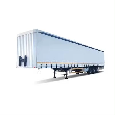 40-50 tonnellate 3 assi Bianco 40ft 45ft cortina di PVC Side Truck semirimorchio per rimorchio camion