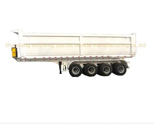 11000x2500x3700mm Personalizzabile Wosheng Semi Trailers Tipper Semi Truck Tipping Trailers