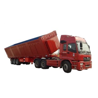 40-100 tonnellate di carico utile massimo 12.00R22.5/11.00R20 Pneumatici Side Dump Truck Tipper Semi-Trailer