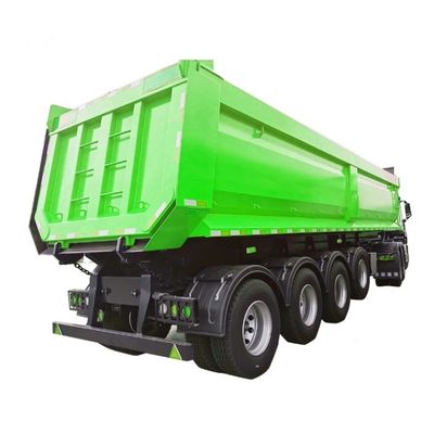 45Cbm 60Ton Dump Truck Trailers Rear Dump Trailer per il trasporto di grano di sabbia e pietra