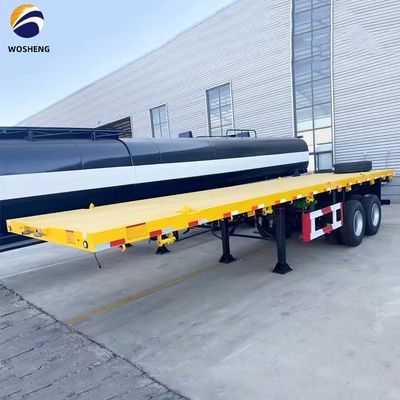 Semi-remorchi a tre assi e quattro assi 20ft 40ft per il trasporto sicuro e regolare di container