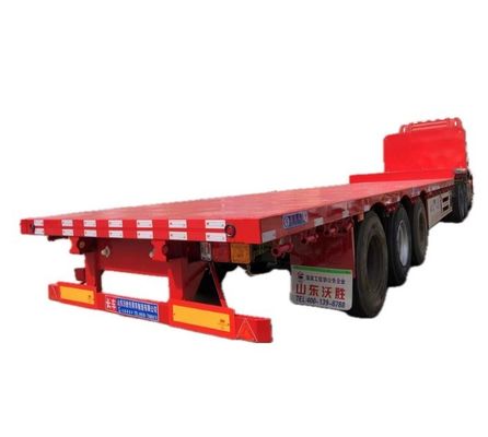 Ritraggere per autocarri 3 assi semirimorchiato piatto con pneumatici 12.00R22.5 e elevata capacità di carico