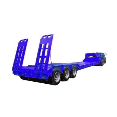 Semi-remolchi a 4 assi per il trasporto di merci pesanti con trave principale in acciaio Q345B / T700
