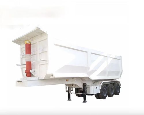Trailers per camion più popolari 3 assi 40 60 cubic Trailers posteriori tipper dump Semi-trailers