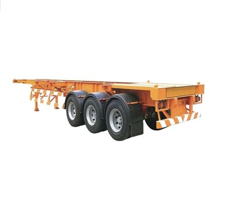 12R22.5*12pcs 3asse Semi-remorco scheletrico 7 tonnellate Peso 12,85 x 2,61 x 1,55 metri