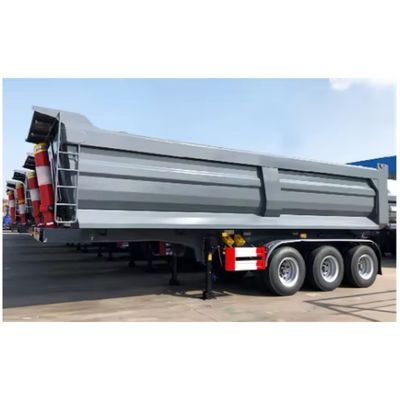 Semi-remorchieri con rimorchio posteriore da 40-80 tonnellate con trave principale in acciaio Q345B/T700 e manutenzione ridotta