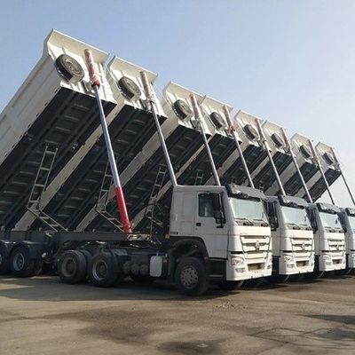 3/4/5 Assi Dump posteriore Semi rimorchio Tipper Tipping Truck rimorchi con trave principale in acciaio