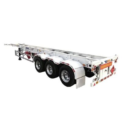 Sospensione meccanica a tre assi 20FT/40FT Container Chassis Skeleton Semi-trailer