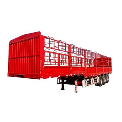 SAF due velocità 28t Heavy Duty Landing Gear High Bar Livestock Semi-Trailer con 3 assi
