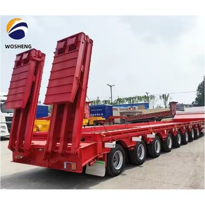 Semi rimorchio lowboy lowbed per i camion custom richiesto e alta capacità 150 tonnellate