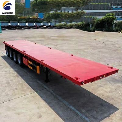 30-100 tonnellate Capacità 2 assi 20 piedi contenitore piatto semirimorchio per l'uso dei camion