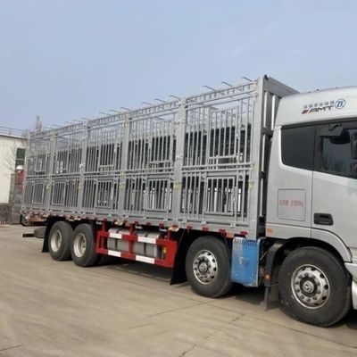 Funzione vegetale 3 assi FUWA Semi-remolchio a recinzione alta per animali da allevamento