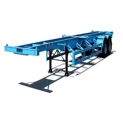 40ft 20ft Tri-Axle Container Trailer Skeleton Trailer con carrello di atterraggio pesante 28t