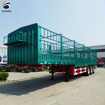 Semi-remolchio a tre assi da 40 a 80 tonnellate con carrello di atterraggio pesante da 28 t