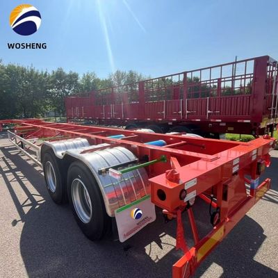 Semi-remolchi di ferro e acciaio per il trasporto di container