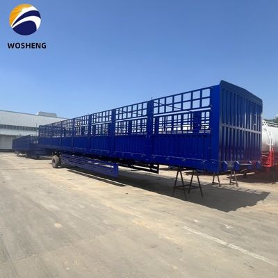 12400x2500x3650mm Acciaio 3 Asse 4 Asse Recinzione Camione Semirelletto per in Vari Colori