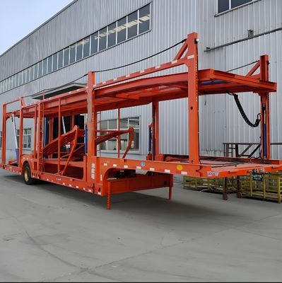 2 assi veicolo a doppio ponte carrello semirimorchio per il trasporto di automobili 12R22.5 pneumatici