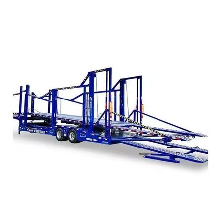Wosheng 2 assi rimorchio di trasporto auto a doppio ponte semirimorchio di trasporto auto per durevole