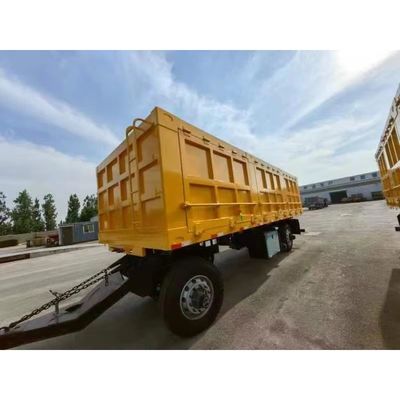 WOSHENG 2 assi Trasporto merci Full trailer con barra di trascinamento e richiesta del cliente