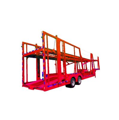 WS Veicolo Due SAF Assi 8 Auto Trasporto rimorchio Car Car Carrier Hauler Trailer per la Russia