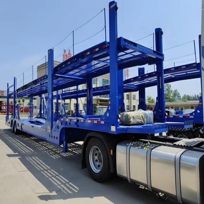 Carico massimo 30000 kg Semi-remorchi a doppio ponte in acciaio per il trasporto di autotrasporti