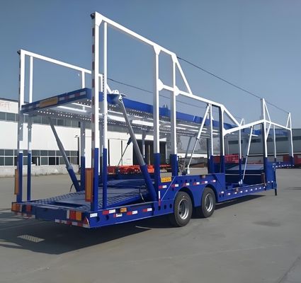 Acciaio doppio ponte CAR Carrier Semi-remorco 6-12 unità Cdv MPV SUV Dispositivo idraulico
