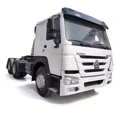 Trasmissione manuale Sinotruk HOWO 371hp 6*4 Camionetto a testa di trattore con finestrino automatico