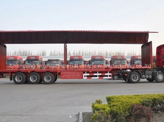 Wosheng 30/40tons Logistica Spessore alare furgone semirimorchio Sistema di frenatura a doppia linea WABCO