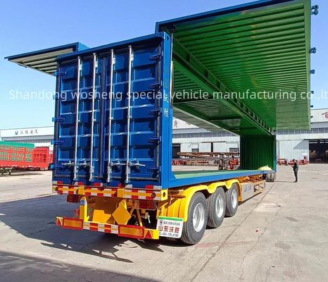 King Pin 90 3,5&quot; JOST/Other Wosheng 3 Asse 30/40T Logistica Venti Van Semi-Retrailer