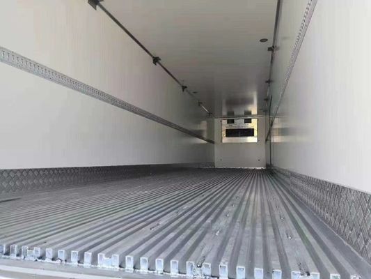 Colore personalizzato Wosheng 3 Asse 20 40 45 53 Ft Freezer Frigorifero Van Semi-Trailer