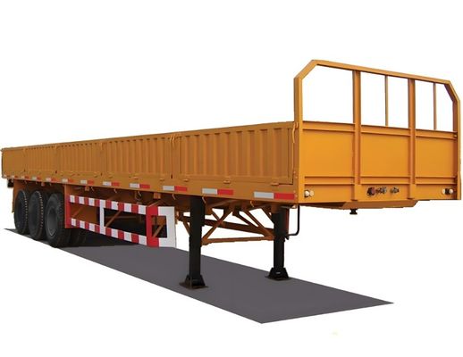 3 assi Q345B Semi rimorchio di recinzione a telaio di acciaio da Wosheng