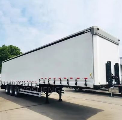 Wosheng 3 assi 40ft 45ft semirimorchio lato tenda per il trasporto versatile e merci