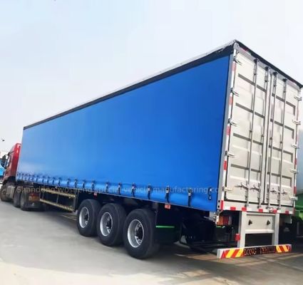 Wosheng 3 assi 40ft 45ft PVC impermeabile tenda lato semirimorchio per espresso e logistica