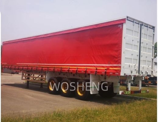 Semi-remorco a tre assi personalizzato da 40 piedi a 45 piedi, con carico massimo di 40 tonnellate.