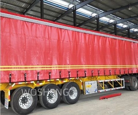 Semi-remorco a tre assi personalizzato da 40 piedi a 45 piedi, con carico massimo di 40 tonnellate.