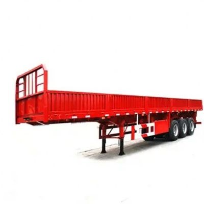 Semi-remorchio per camion con parete laterale rimovibile e design versatile multiuso