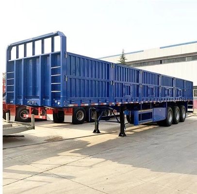 Semi-remorchio per camion con parete laterale rimovibile e design versatile multiuso