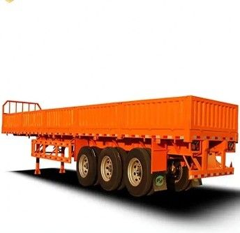 Semi-remorchio per camion con parete laterale rimovibile e design versatile multiuso