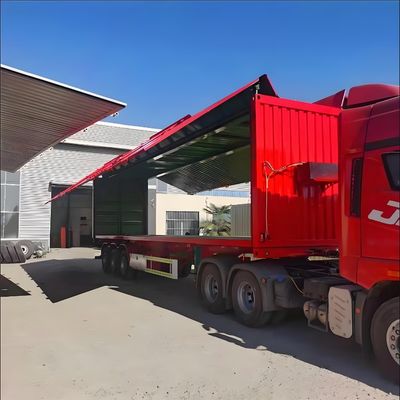 Logistica Food Wing Van Box Semi-Retrailer con 90 King Pin 15100mmx2550mmx4000mm