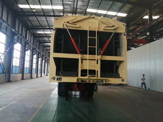 60000 kg Max Payload Crawler/Live Floor Dump Truck con trasporto e caratteristiche a due vie