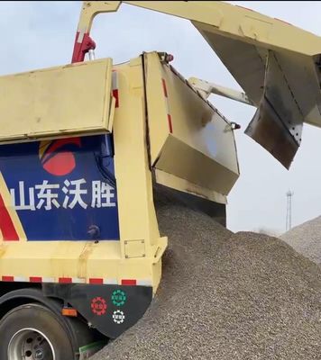 60000 kg Max Payload Crawler/Live Floor Dump Truck con trasporto e caratteristiche a due vie