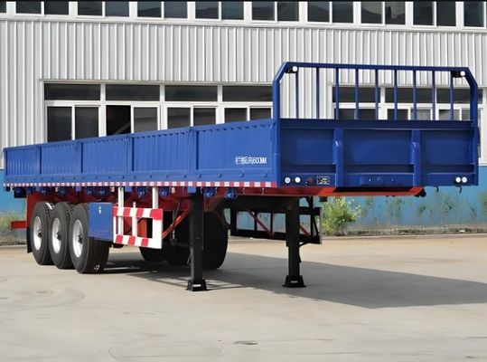 Peso leggero 2 3 4 carico utile per asse 50 tonnellate semirimorchio con materiale Q345B T700