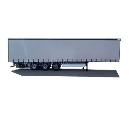 OTTC 3 assi 40ft 45ft White Curtain Side Sliding Truck Semi-trailer per il mercato russo