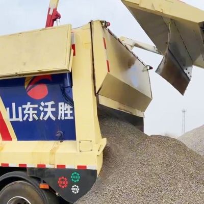 60 tonnellate Semi-remolchi di scarico Camion per il trasporto di merci Materiale di acciaio Crawler Livelo
