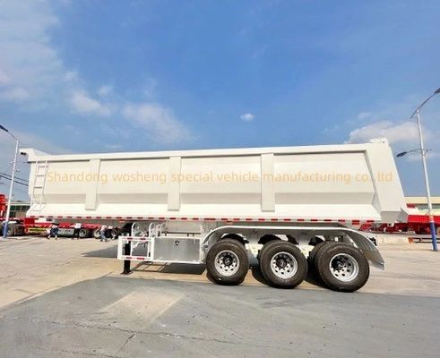 11000x2500x3700mm Personalizzabile Wosheng Semi Trailers Tipper Semi Truck Tipping Trailers