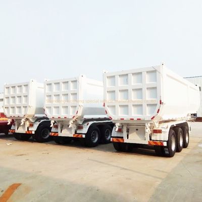 11000x2500x3700mm Personalizzabile Wosheng Semi Trailers Tipper Semi Truck Tipping Trailers