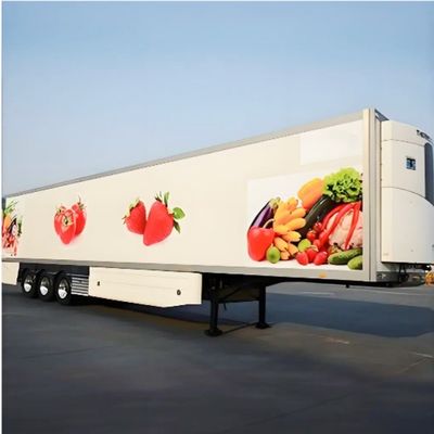 Semi-remorchio refrigerato a 3 assi 45FT personalizzato per semi-camion frigorifero frigorifero
