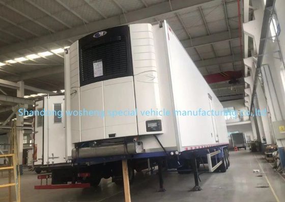 Semi-remorchio refrigerato a 3 assi 45FT personalizzato per semi-camion frigorifero frigorifero