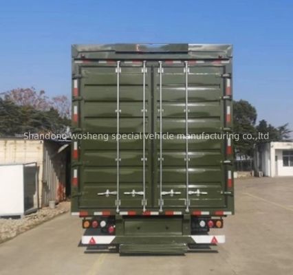 Semi-remorco a 3 assi con 13600x2600x4000 mm di lunghezza alare personalizzabile con apertura alare